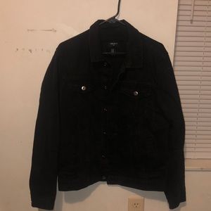 Black denim jacket